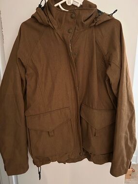 Filson Women’s M Brown Hooded Field Jacket